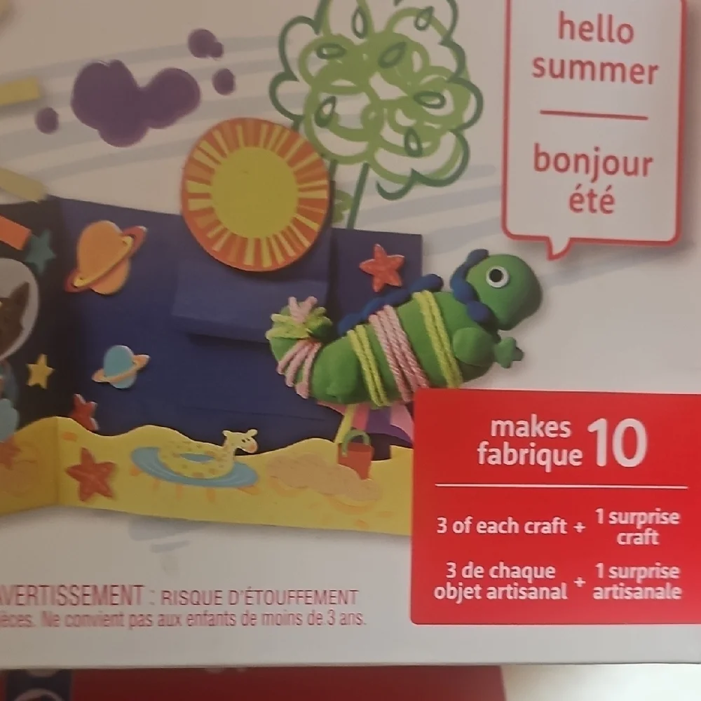 Creatology NWT Camp Craft Activity Kit - Multicolor Fun 6 & Up NEW